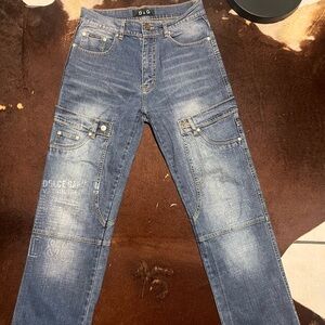 Dolce and Gabbana D&G Cargo Distressed Jeans